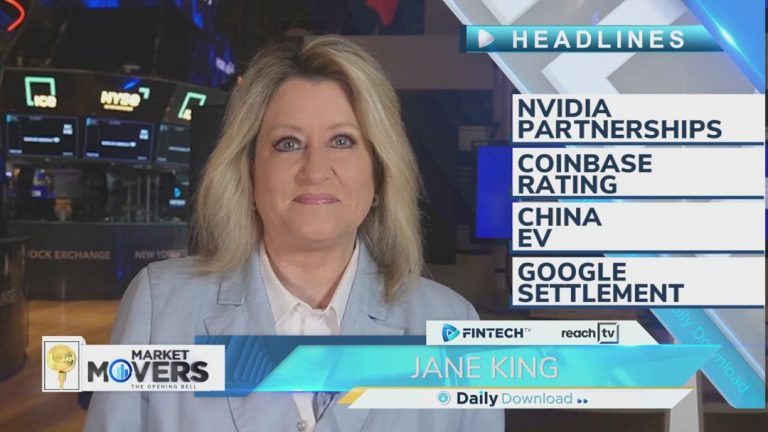 Nvidia partnerships, Coinbase rating, China EV, Google settlement
