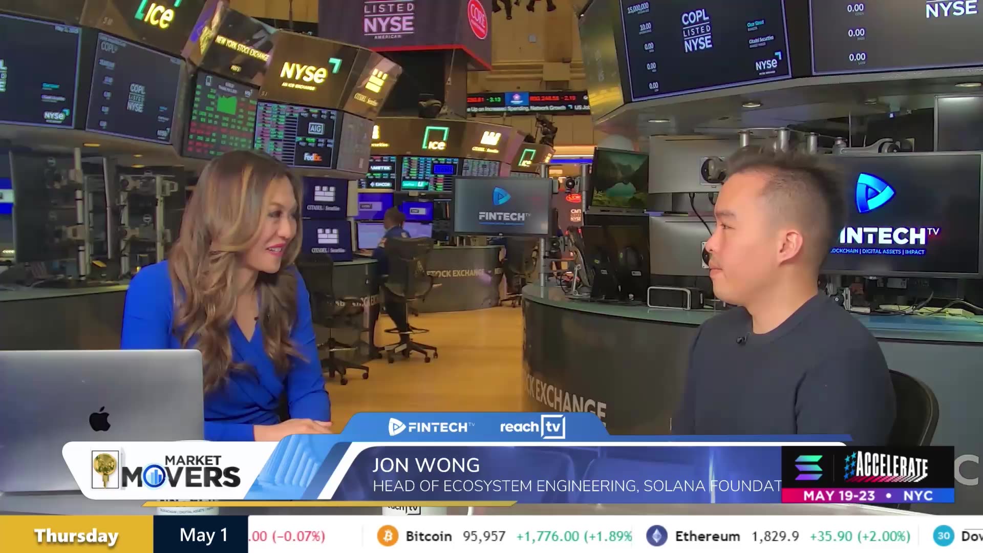 Solana accelerate taking place May 19th – May 23rd in NYC