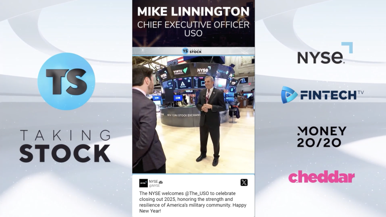 USO Rings NYSE Bell Highlighting Global Support for Deployed Troops