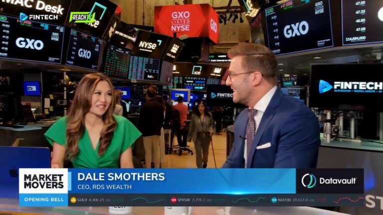 Dale Smothers speaks with a host on the FINTECH.TV trading floor during Market Movers: The Opening Bell.