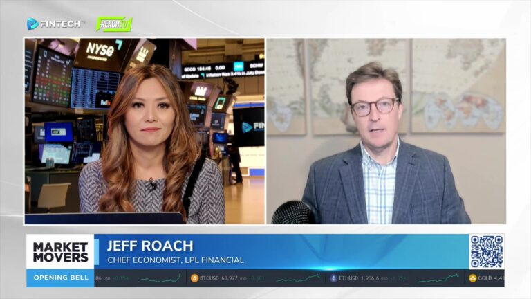 At the NYSE, FINTECH.TV host speaks with Jeff Roach about CPI, jobs data, and the Fed during Opening Bell.